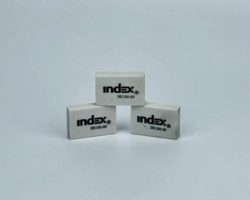 Index Набор ластиков (резинок стирательных) IRE100-60, 3 шт белый фото 2