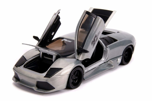 Машина Jada 1:24  Lamborghini Murcielago Car Model (светло серый) фото 5