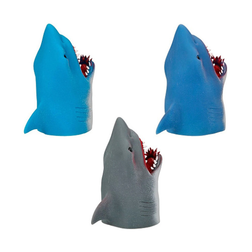 (голубая) Игрушка на руку Акула / Игрушка перчатка (игрушка в ванную) Dino World фото 9