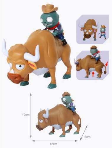 666-18 Игровой набор бык Зомби против Растений Plants vs zombie фото 3