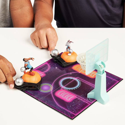 14576 Space Jam Moose Toys Игровой набор баскетбол Legacy Gametime с фигурками Леброна и Багза Банни фото 5