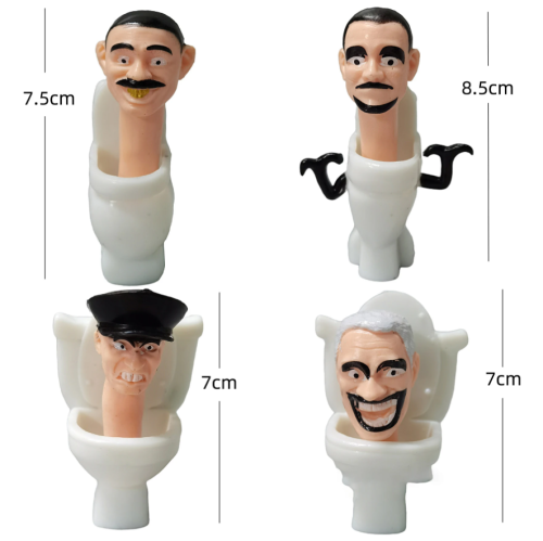 Набор фигурок из 12 шт Скибиди туалет Skibidi Toilet  (7-11см) фото 4