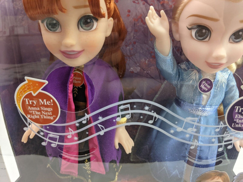 Игрушечный набор кукол Анна и Эльза со звуком 20286 фото 8