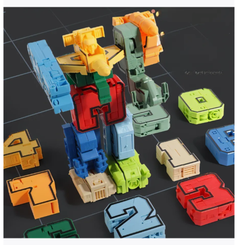 Набор цифр трансформеров большой 10в1 фото 7