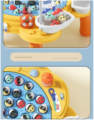 Большая рыбалка детская интерактивная игрушка 45 рыб со звуком фото 9