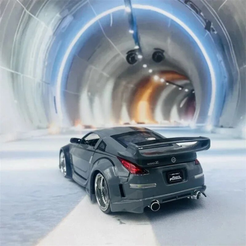 Машина Jada 1:24 DK's Nissan 350Z (серый с рисунком) фото 5
