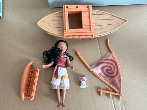 Кукла Моана и лодка (Moana) со звуком фото 11