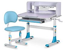 Комплект мебели (столик + стульчик + полка)  Mealux EVO BD-22 BL