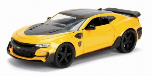 Машина Jada 1:24 Transformers Chevy Camaro Bumblebee Бамблби c коллекционной монетой фото 5