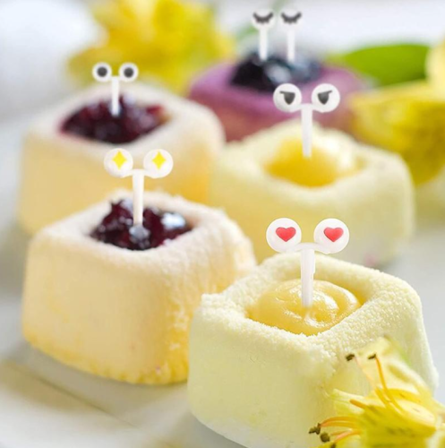 Пластиковые зубочистки Глазки (в наборе 10 шт.) Шпажки для канапе, фруктов фото 8