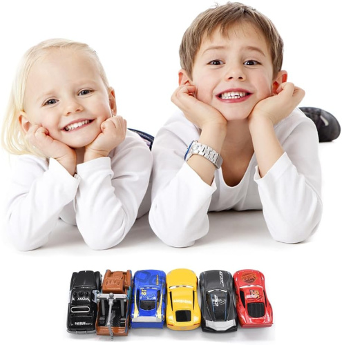 Игровой набор из 6 машинок Молния Маккуин Тачки (металлические) Cars фото 4