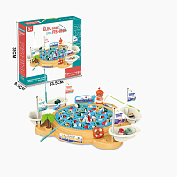Большая рыбалка детская интерактивная игрушка 45 рыб со звуком