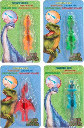 (желтый) Катапульта Динозавр игрушка-антистресс Dino World фото 4