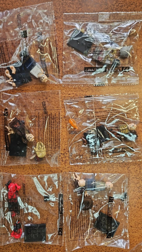 G0177 Минифигурки Люди Икс Росомаха, Дэдпул 6шт (4.5см) фото 2