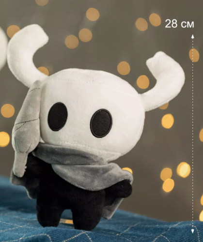 Аниме мягкая игрушка Полый Рыцарь Hollow Knight 28 см фото 4