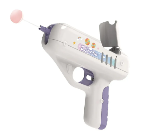 Игрушка Пистолет с чупа чупсом со светом (Пистолет леденец) в ассортименте
