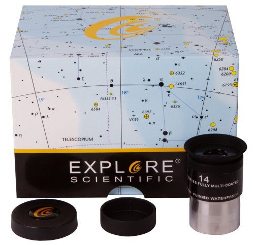 Окуляр Explore Scientific LER 62° 14 мм, 1,25" (AR) фото 2
