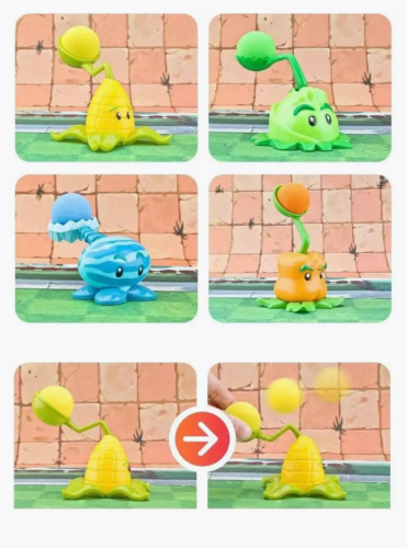 686-35 (8 растений + 2 зомби) Игровой набор Зомби Против Растений / Plants vs Zombie фото 3