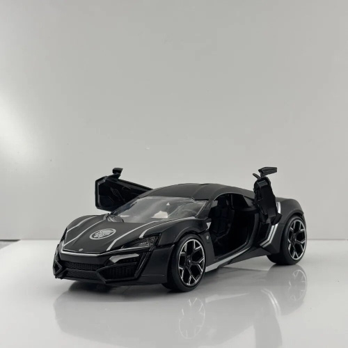 Машина Jada Fast and Furious 1:24 Lykan HyperSport (чёрный) фото 5