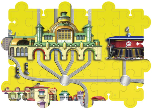 890302 Паровозик Chuggington Чаггингтон Брюстер с механической функцией и пазлом фото 5