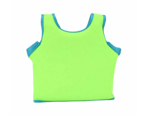 (Зеленый  - размер XL) Детский плавательный жилет для купания плавания и бассейна ( 122-134) фото 3