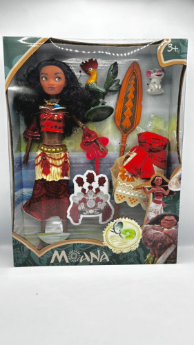 Кукла Моана с дополнительным комплектом одежды и веслом (Moana) 