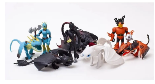 (б) Набор фигурок из 8 шт Как приручить Дракона (How to Train Your Dragon) фото 4