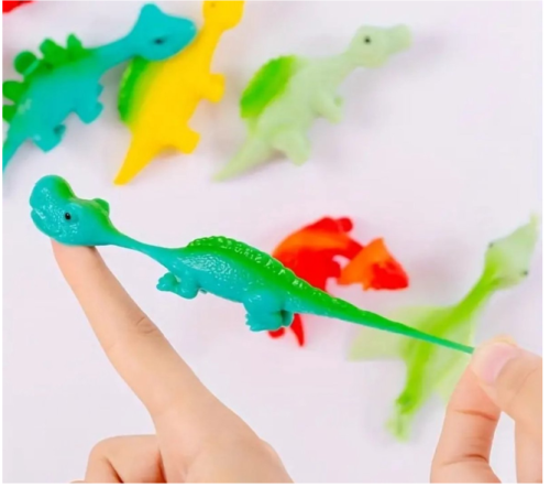 (желтый) Катапульта Динозавр игрушка-антистресс Dino World фото 10