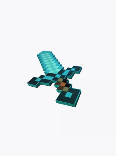Алмазный Меч Майнкрафт 60 см (Minecraft) фото 2