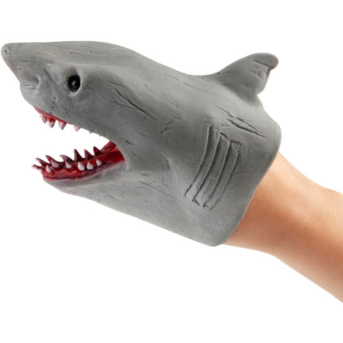 (голубая) Игрушка на руку Акула / Игрушка перчатка (игрушка в ванную) Dino World фото 4