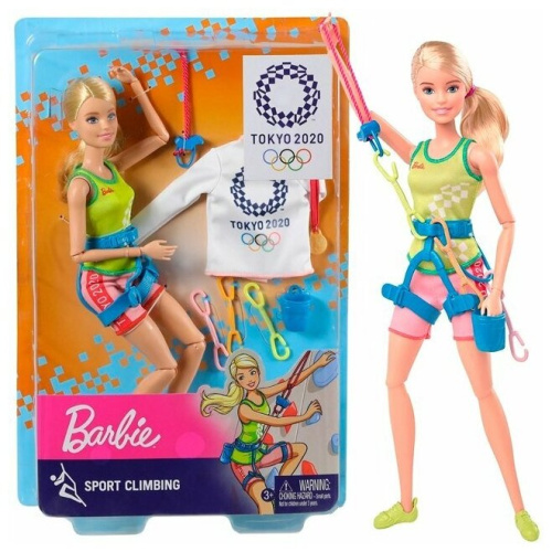 Кукла Barbie Олимпийская спортсменка GJL73-4 Спортивный альпинизм фото 7