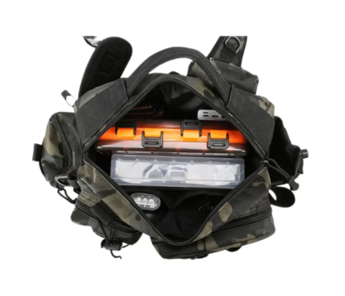 Сумка для рыбалки, тактическая сумка на одно плечо (сумка для приманок) фото 4