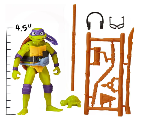 11 см Фигурка Playmates Черепашки-Ниндзя Донателло (Donatello) 83282 фото 4
