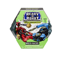 (зеленый) Ready2Robot BUILO SWAP BATTLE Wreck Racers Series 1 557203