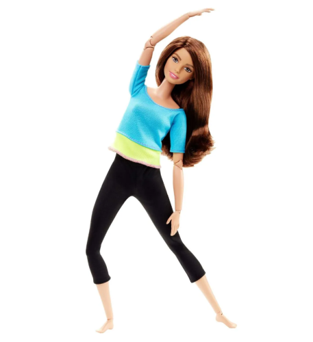 Кукла Barbie Безграничные движения Брюнетка с артикуляцией тела Барби DJY08 фото 3