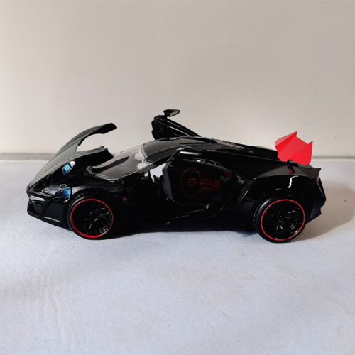 Машина Jada 1:24 Lykan Hypersport (черный с красным) фото 3