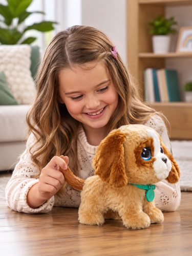 F1996 Интерактивная игрушка Щенок (собака) Рокалот FurReal Friends фото 5