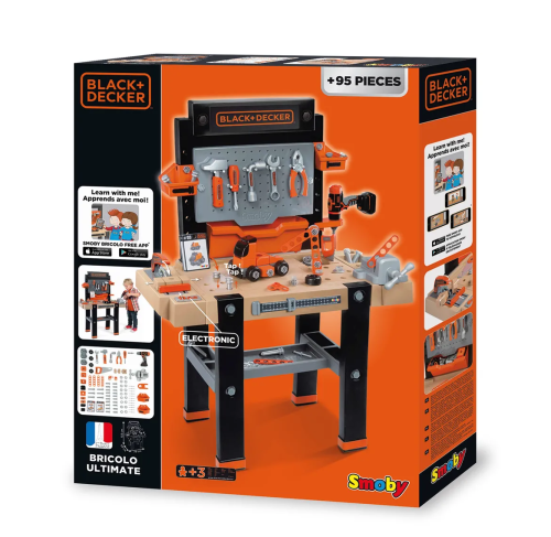 360702 Ремонтная мастерская Smoby Black&Decker Bricolo Ultimate фото 7