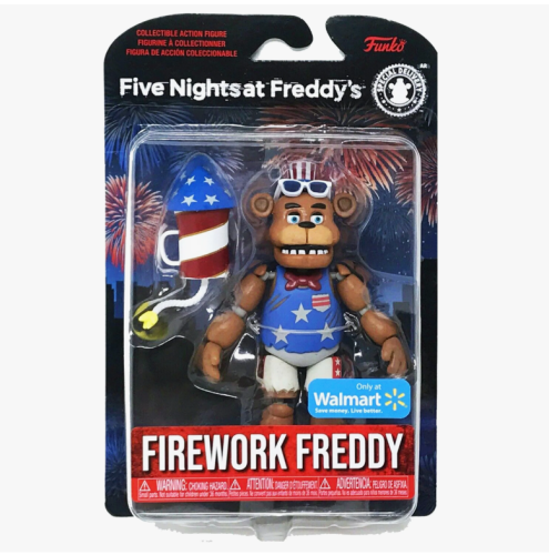 335 (Firework Freddy) Коллекционная подвижная фигурка Фейерверк Фредди ФНАФ (FNAF)