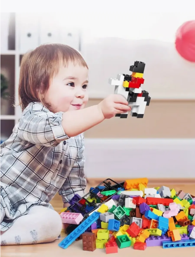 Конструктор Набор кубиков: основные элементы (1000 деталей) фото 5