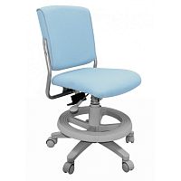 Растущее детское кресло с подставкой для ног RIFFORMA-25 (голубое)
