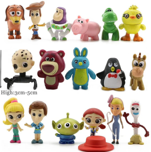 (из 17 шт) Набор Фигурок История игрушек (Toy Story) (3-5 см) фото 11