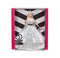 Кукла Barbie 60th Anniversary Barbie Алмазный юбилей Барби FXD88 (Ограниченная серия 60-летия)