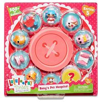 544029 Игровой набор Lalaloopsy Tinies Серия 5 Rosy's Pet Hospital 10 шт