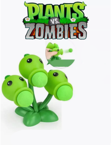 Набор игрушек Трехголовый Горохострел Зомби против Растений Plants vs zombie