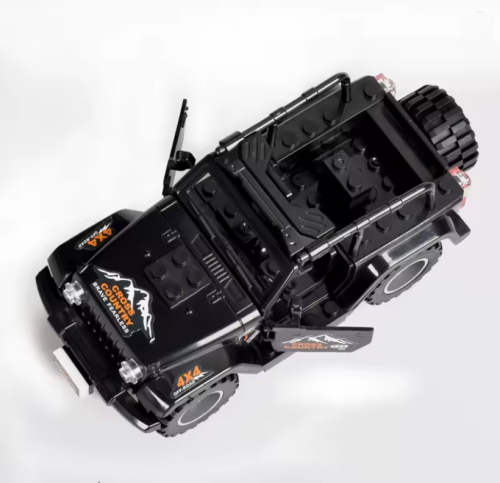 Машина конструктор 57 деталей (внедорожник, джип) фото 3