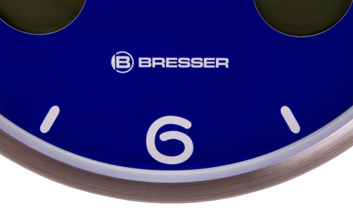 Часы настенные Bresser MyTime io NX Thermo/Hygro, 30 см, синие фото 7