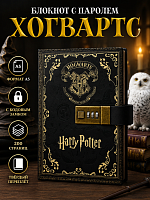 Блокнот (книжка) A5 Гарри Поттер с кодовым замком 