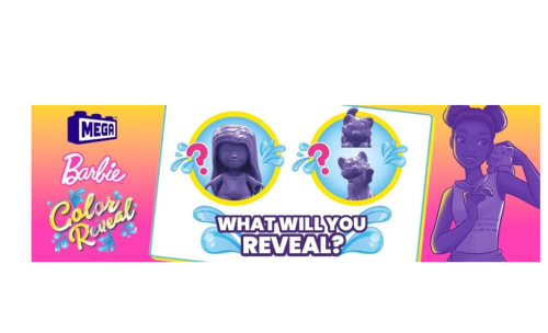 HHM01 Дом Барби Color Reveal Mega Bloks красочные блоки фото 8