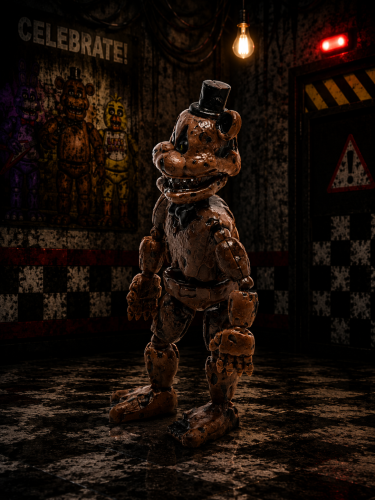 Фигурка Кошмарный Фредди ФНАФ разборный, с подсветкой  (Freddy FNAF) фото 8